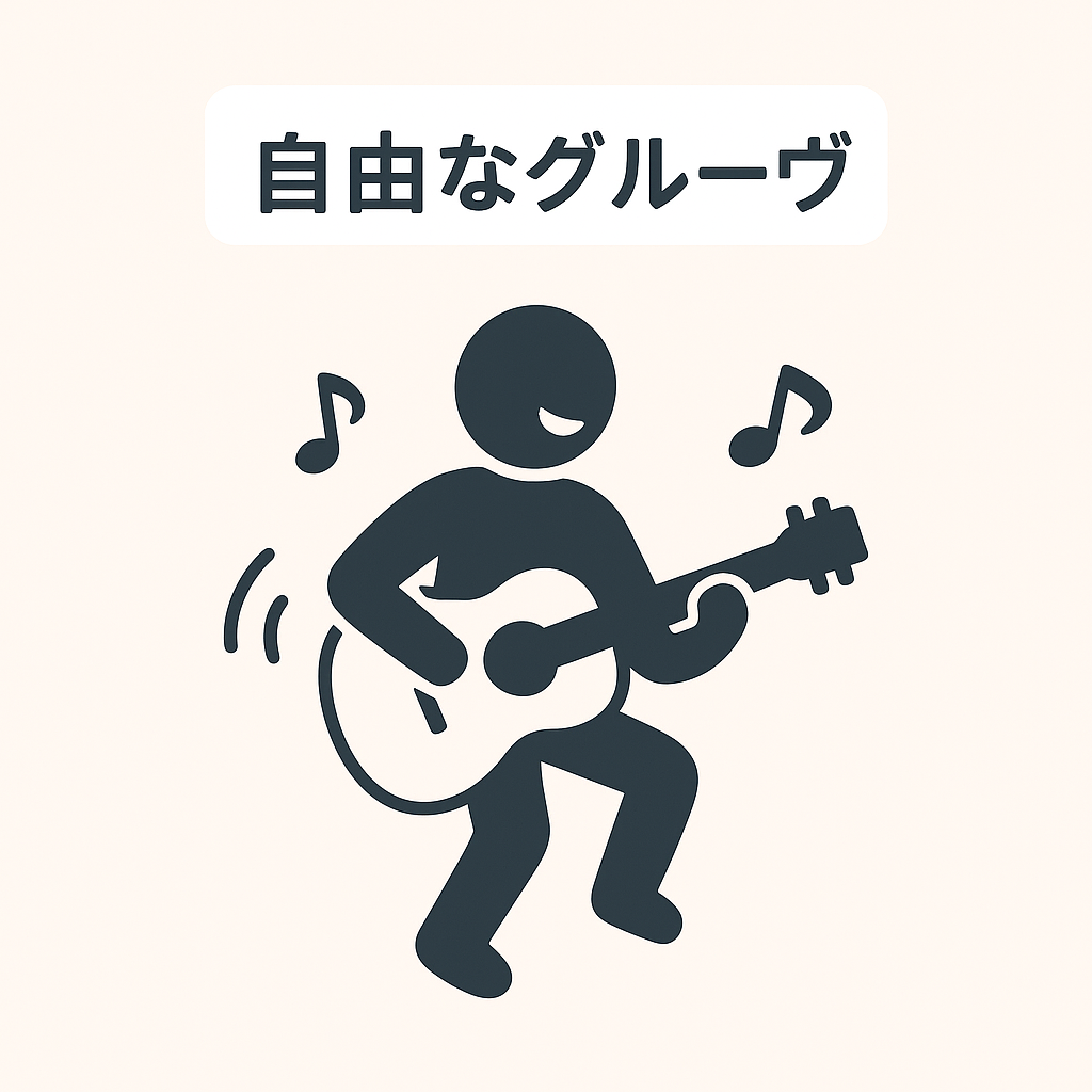 自由なグルーヴ図
